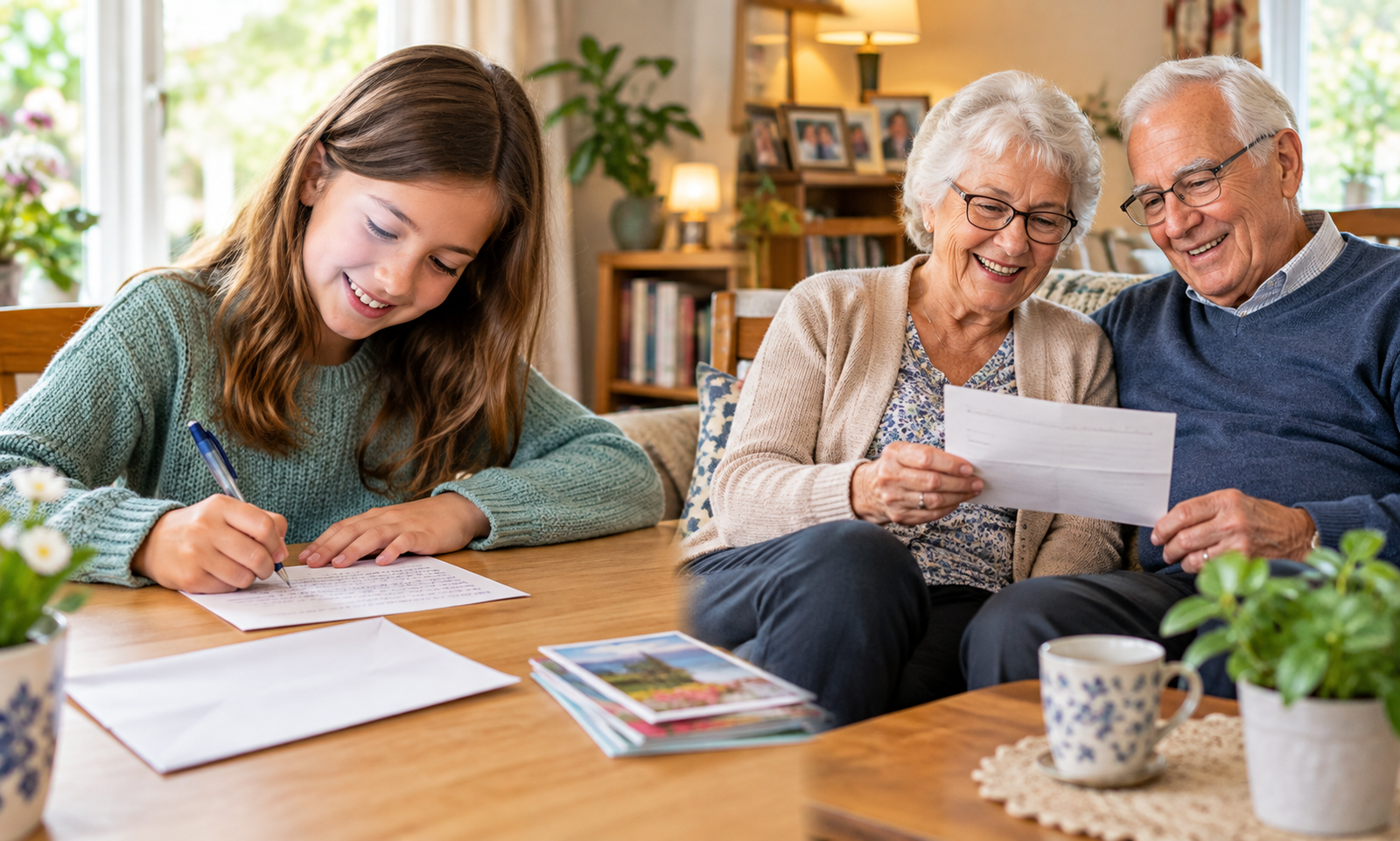 Opa en oma hebben geen e-mail: zo houd je contact per post