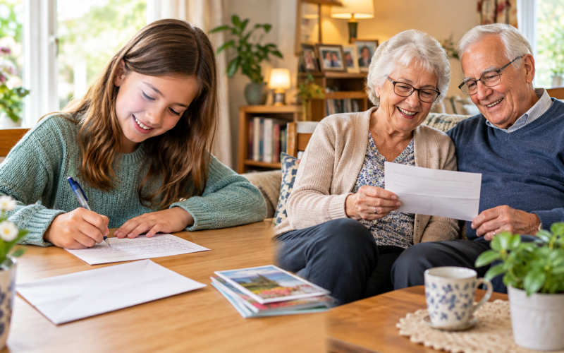 Opa en oma hebben geen e-mail: zo houd je contact per post